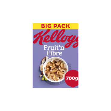 Kellogg's Fruit & Fibre Cereal 700g – whole wheat flakes with dried fruits and nuts